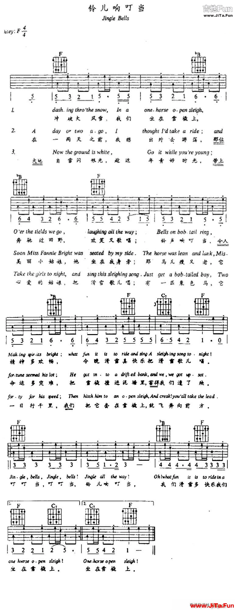 Jingel bells(吉他譜)1