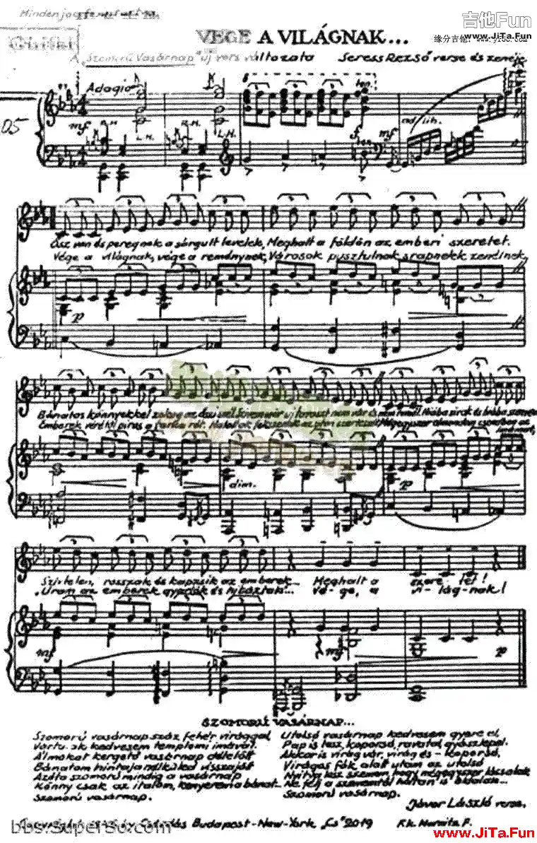 聽說是黑色星期天(吉他譜)1