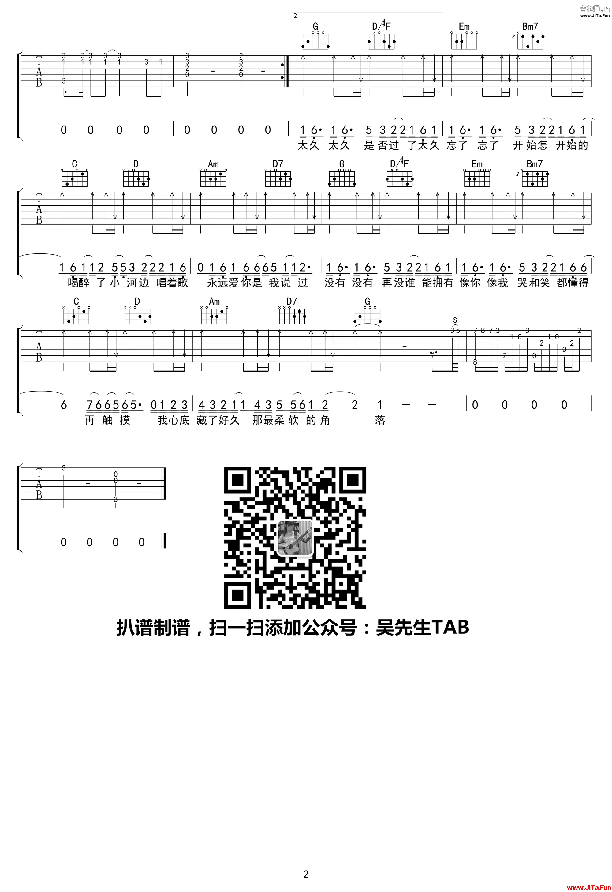 郭頂《我們倆》吉他譜-2