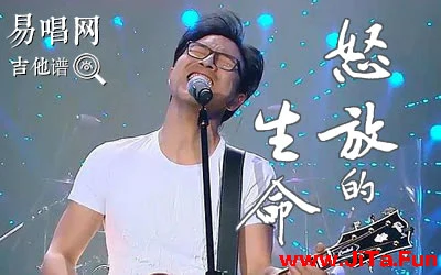 汪峰《怒放的生命》吉他譜（共4張圖片）-吉他譜
