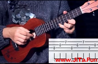 夜空中最亮的星ukulele烏克麗麗譜