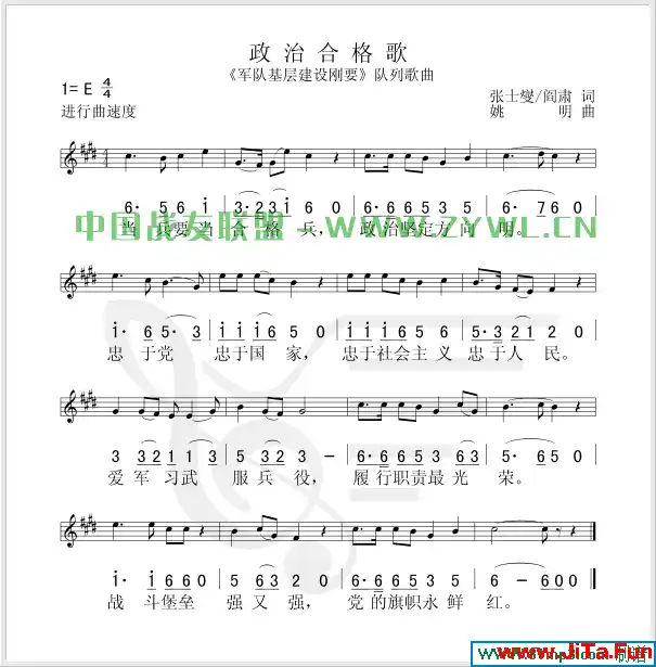 政治合格歌